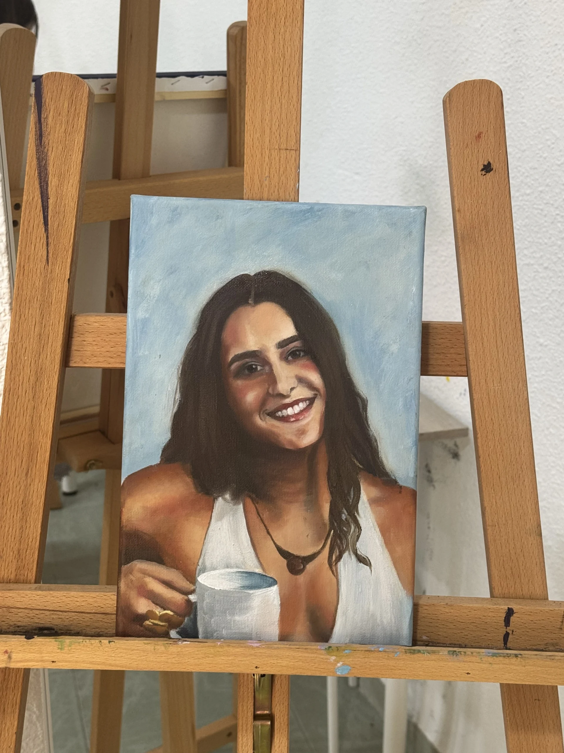retrato por encargo realizado por artemisa