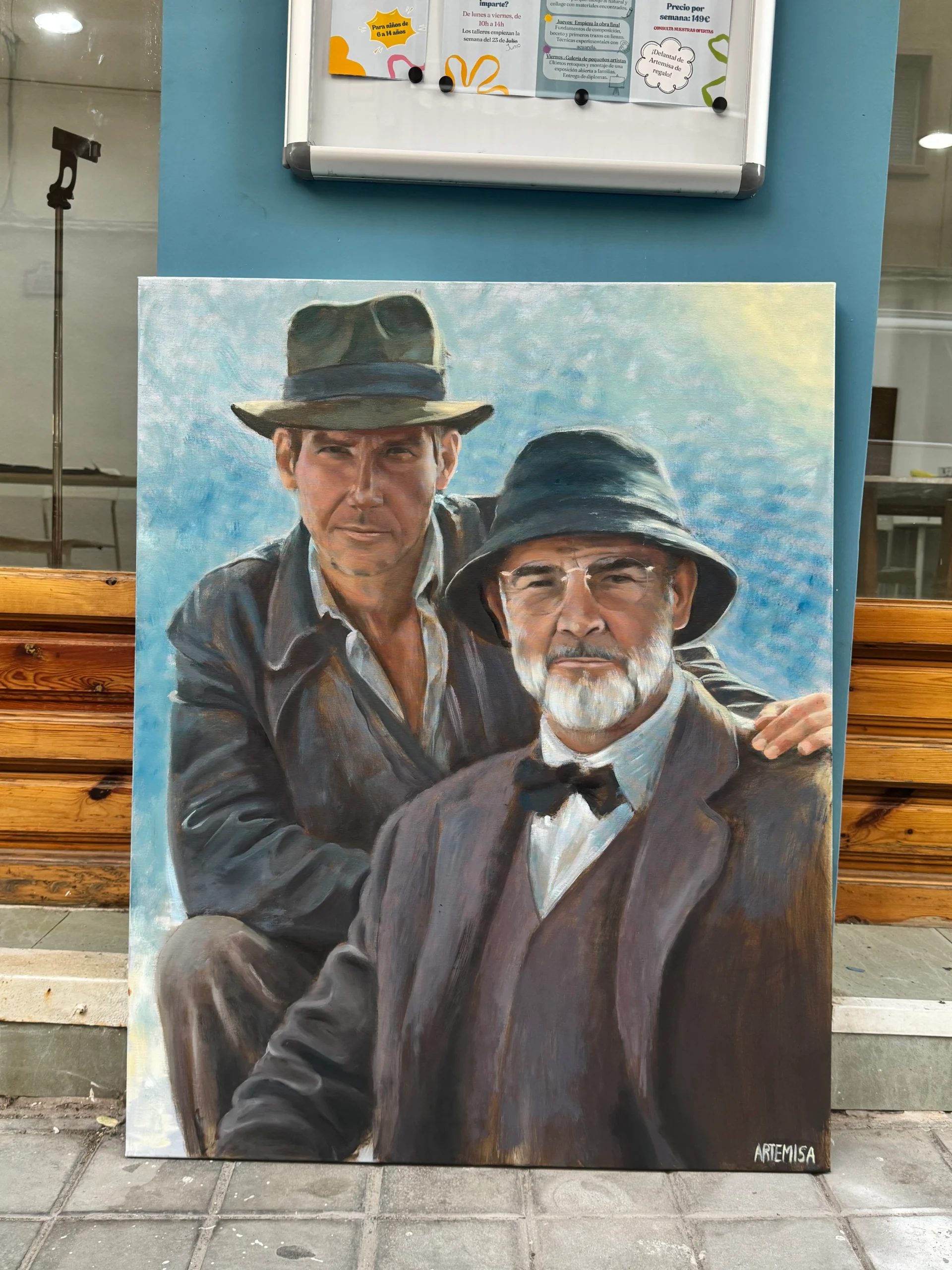 retrato por encargo realizado por artemisa